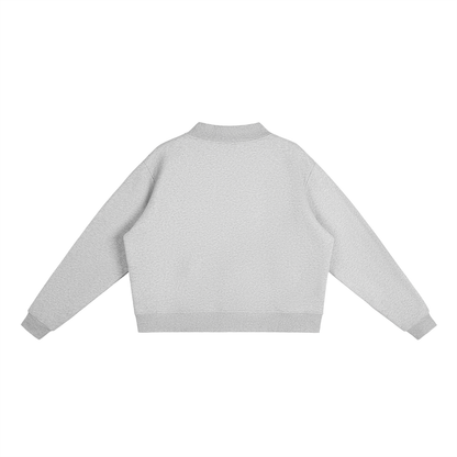 FLK9 Essential Fleece Mock-Neck Crew Sweatshirt- Featuring Frenchy