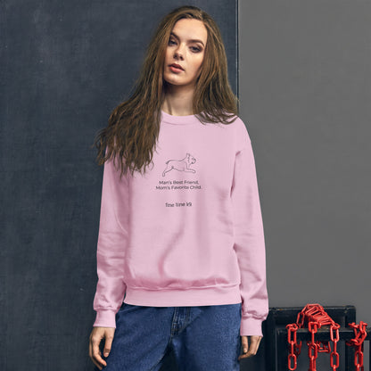 FLK9 Celebrating Mother's Day- "Man's Best Friend, Mom's Favorite Child" AKC Sweatshirt