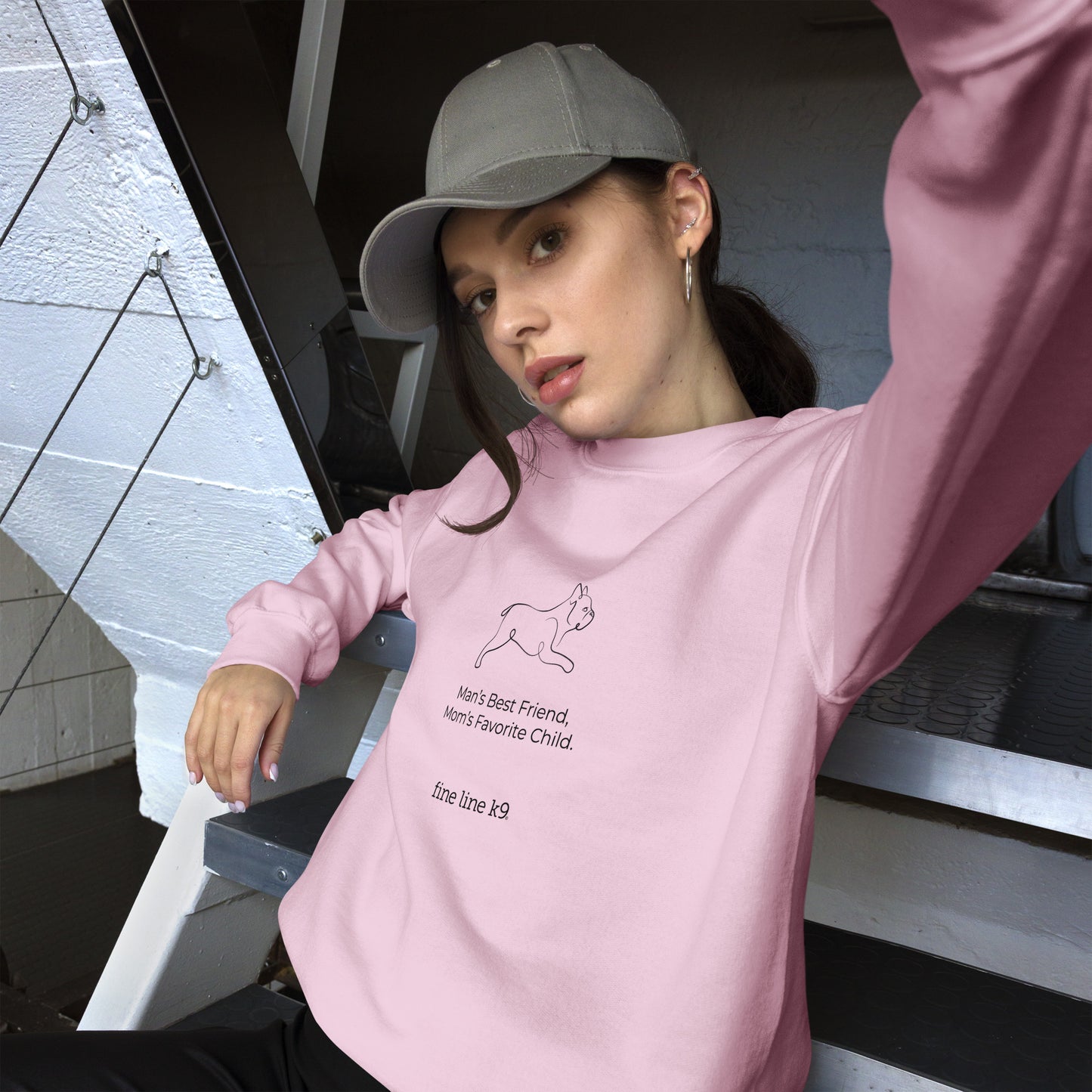 FLK9 Celebrating Mother's Day- "Man's Best Friend, Mom's Favorite Child" AKC Sweatshirt