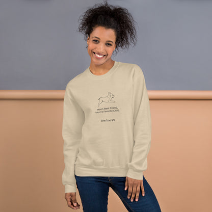 FLK9 Celebrating Mother's Day- "Man's Best Friend, Mom's Favorite Child" AKC Sweatshirt